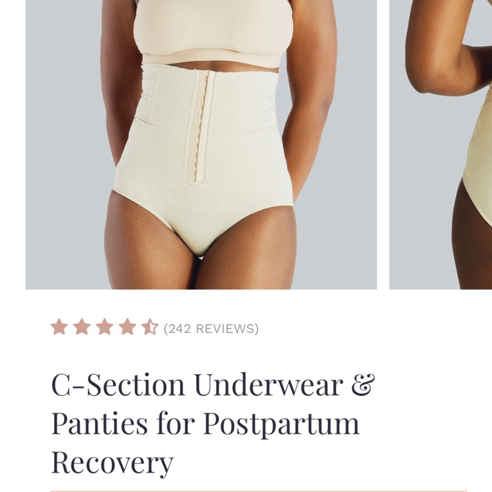 Belly Bandit High-Waist Postpartum Shapewear Brief — Cream
